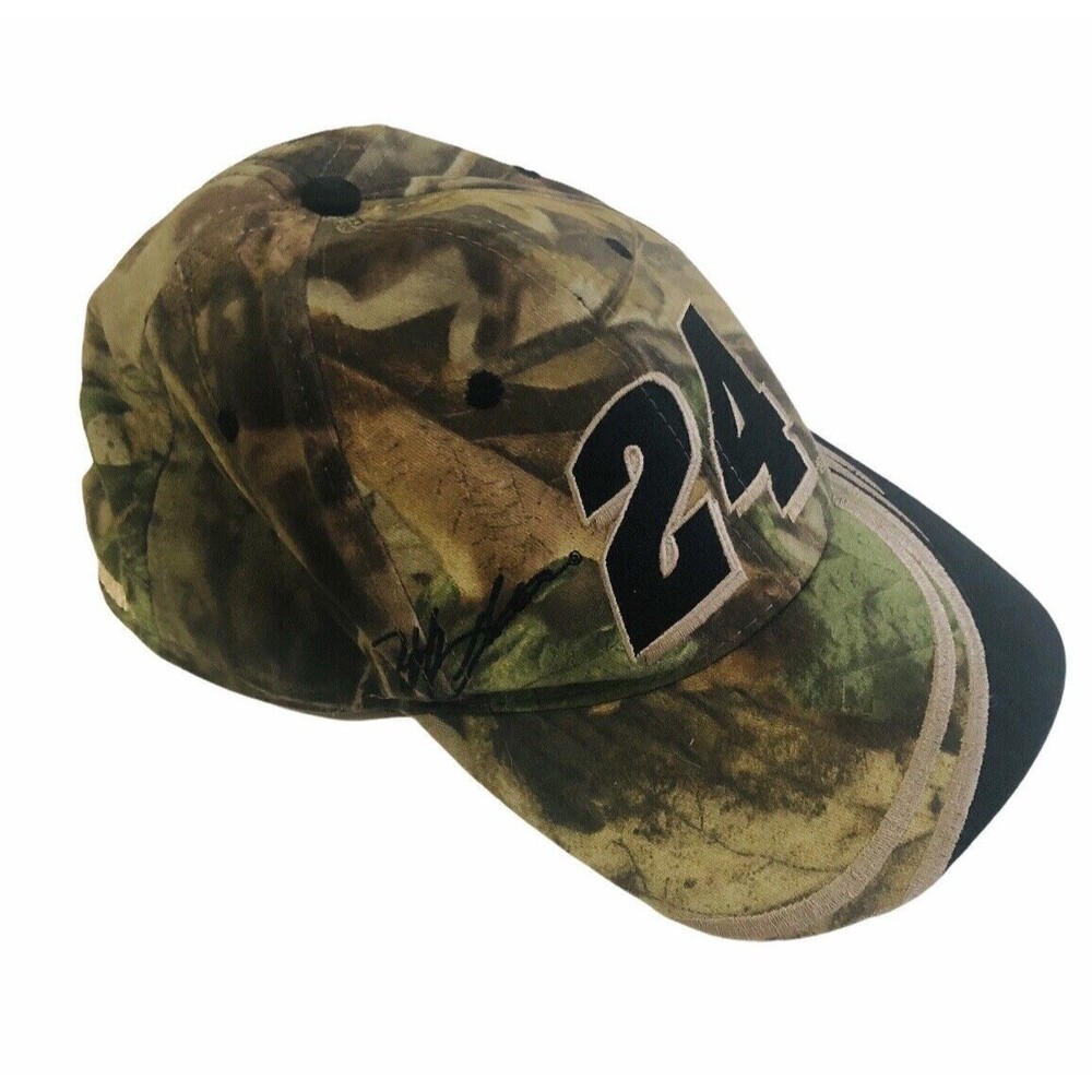 Nascar #24 Jeff Gordon Camo Hat Snapback Camouflage Cap Competitors View